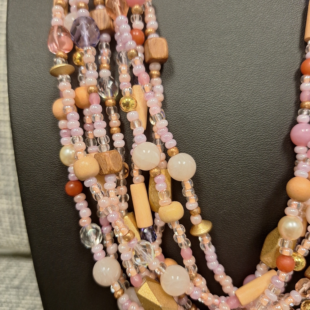 Joan Rivers Nine Strand Beaded Necklace - Picture 2 of 5
